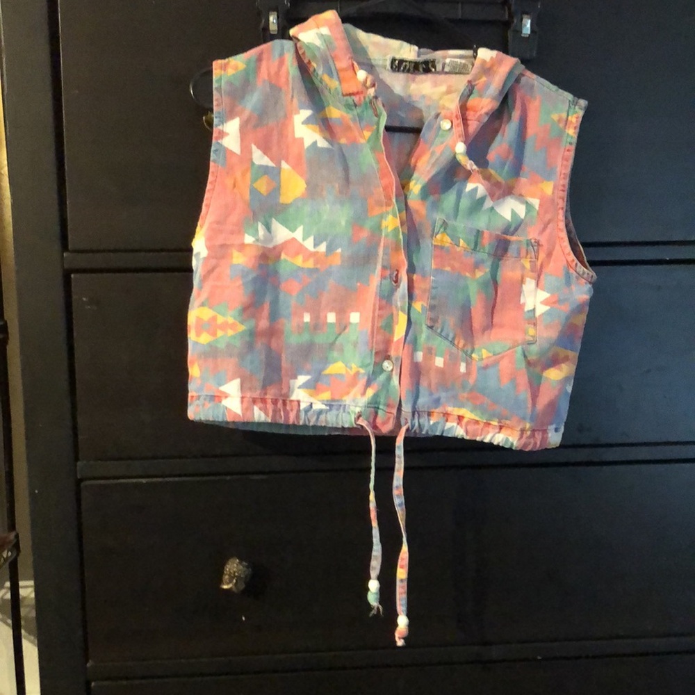 Aztec Crop Top